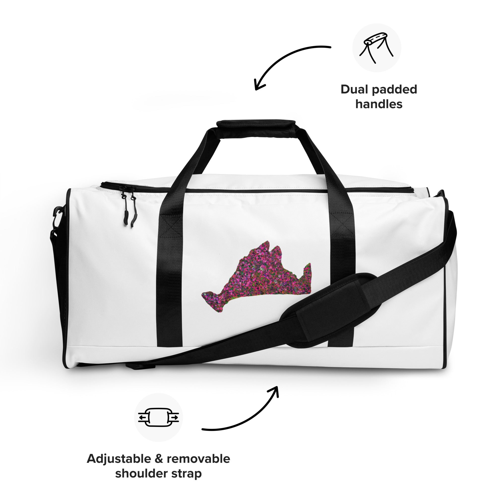 Kaleidoscope Pink Duffle Bag