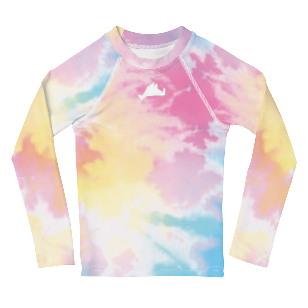 Tie Dye Kids Rash Guard