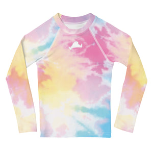 Tie Dye Kids Rash Guard