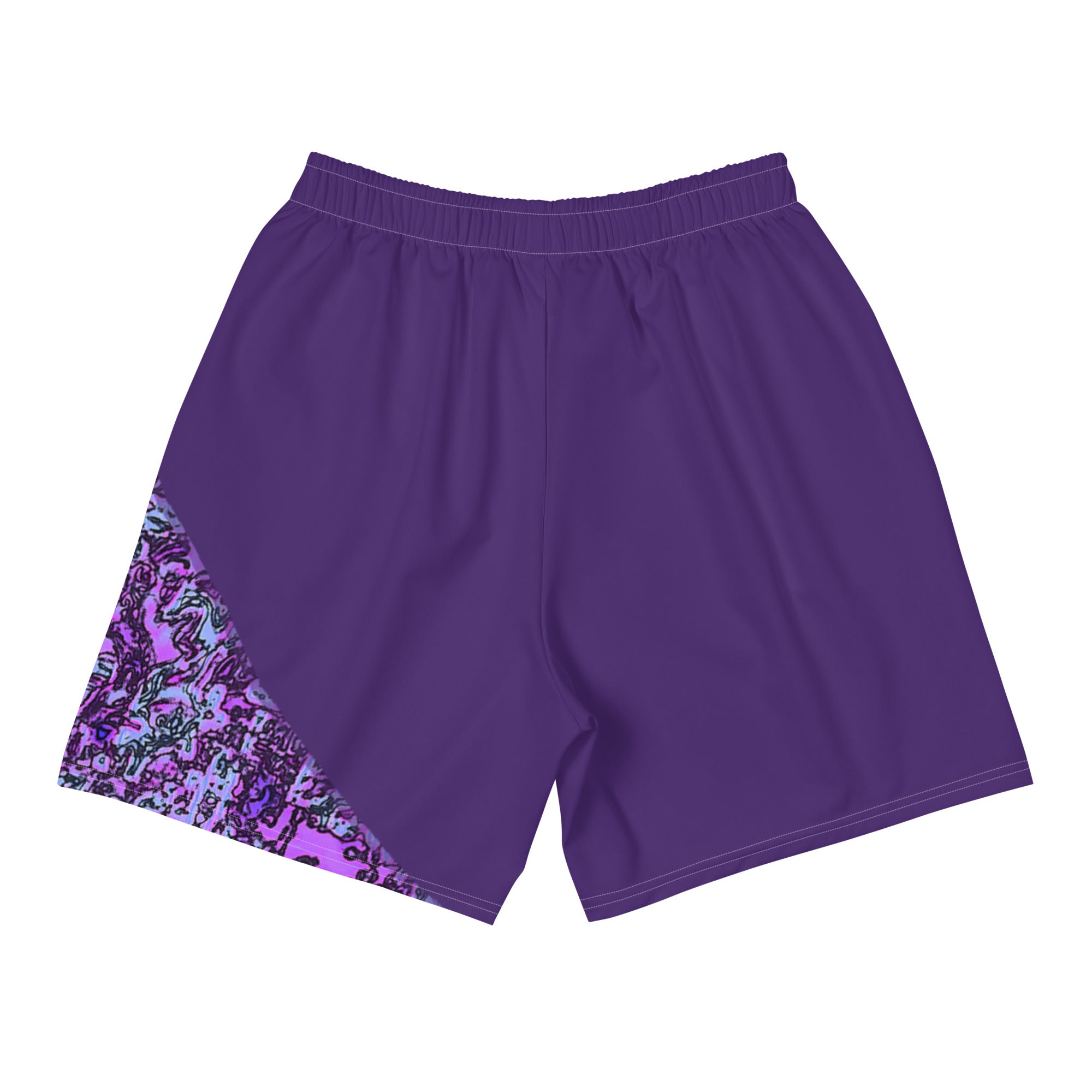 Amethyst Recycled Long Athletic Shorts