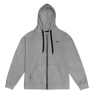 Unisex Grey Zip Up