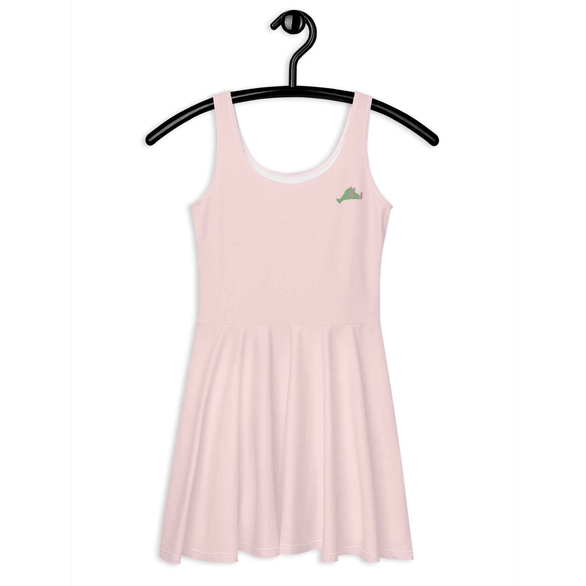 Pink & Green Skater Dress