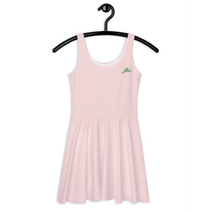 Pink & Green Skater Dress