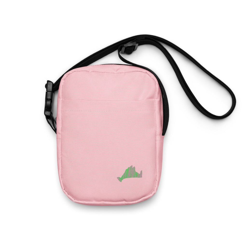 Pink/Green Crossbody Bag