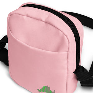 Pink/Green Crossbody Bag