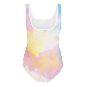 Tie Dye MonoChrome Youth Swimsuit