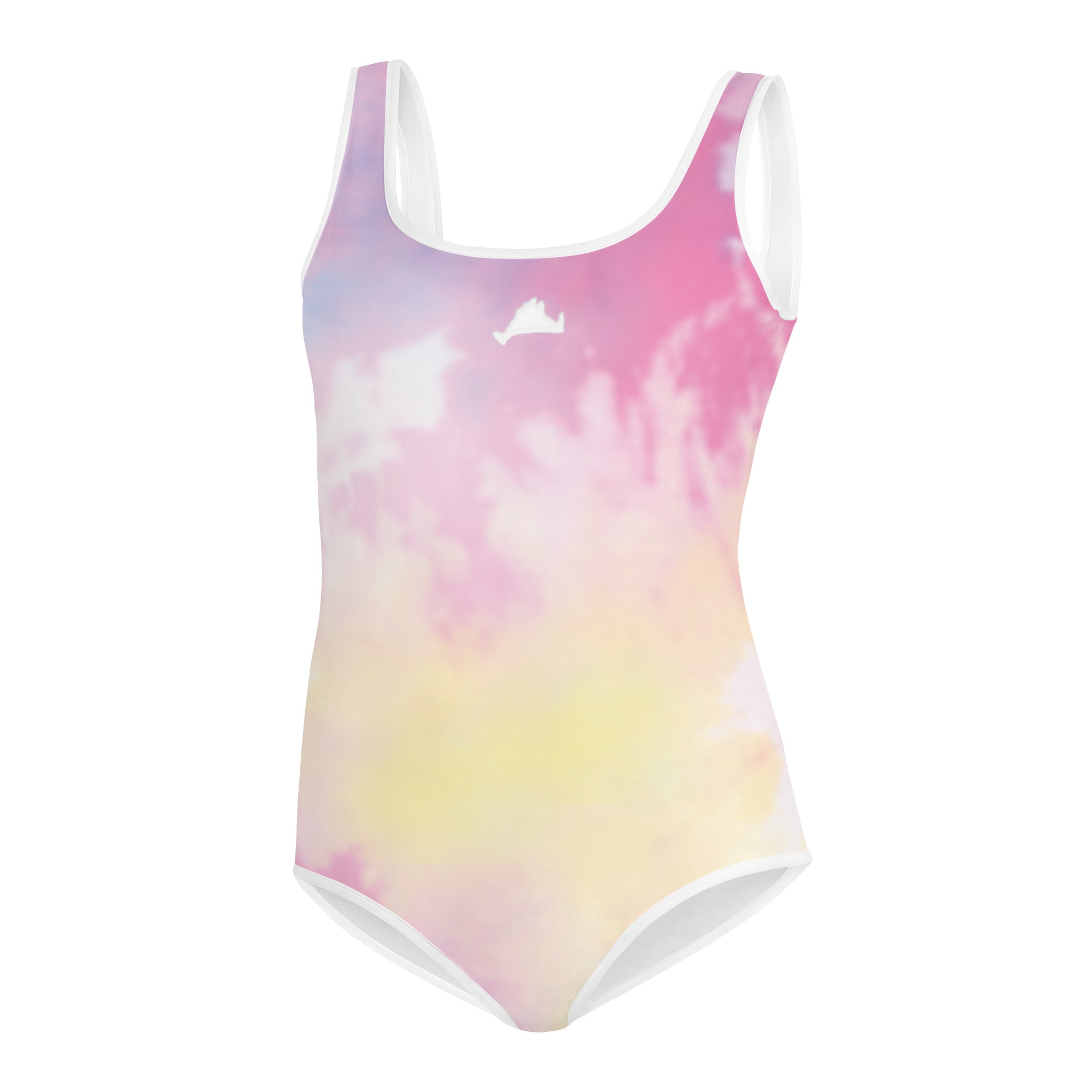 Tie Dye MonoChrome Youth Swimsuit