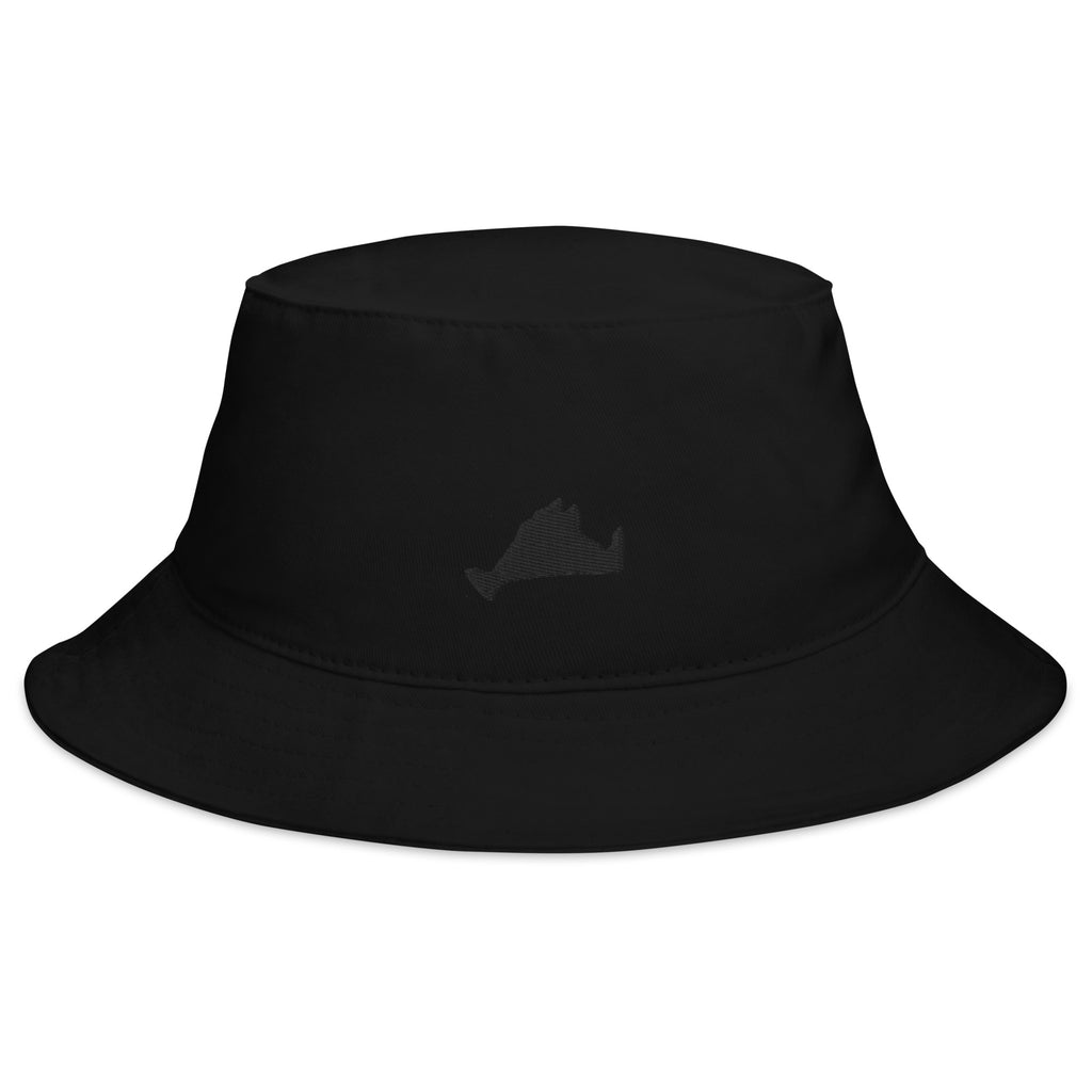 Black Island Design Bucket Hat