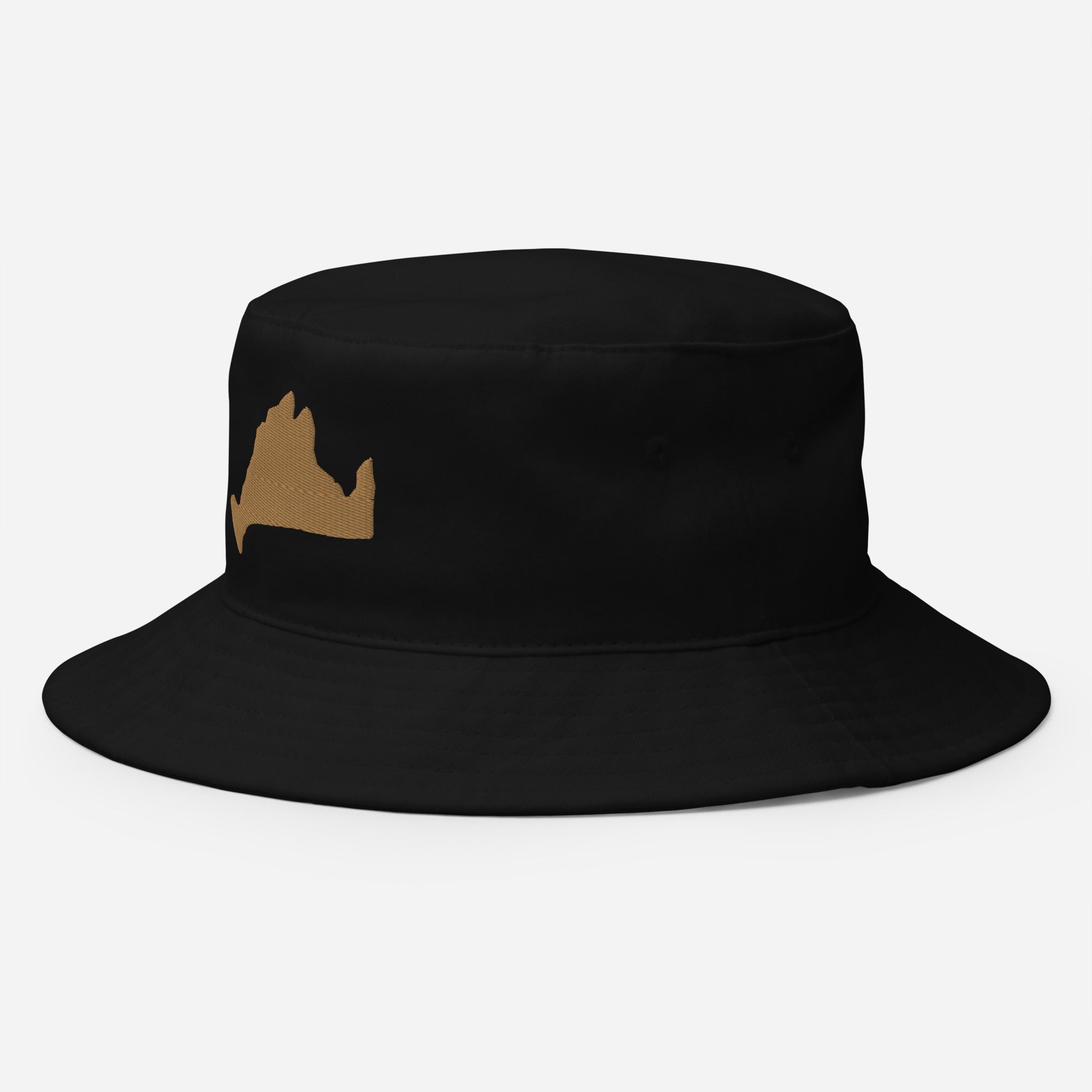 Gold & Black Bucket Hat