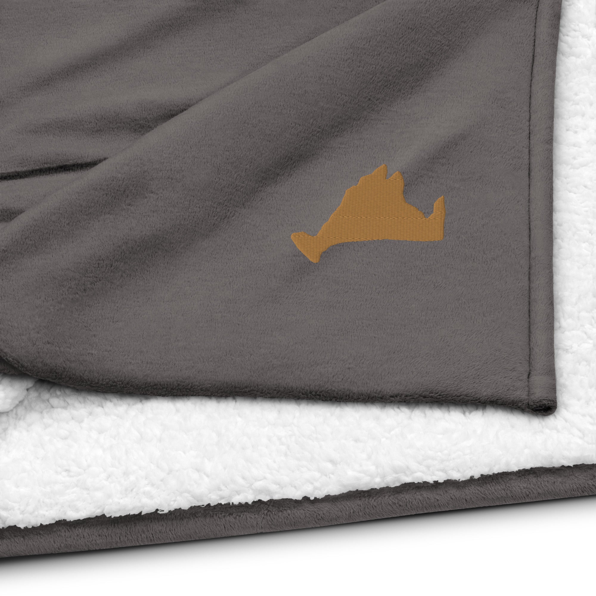 Premium Embroidered Sherpa Blanket