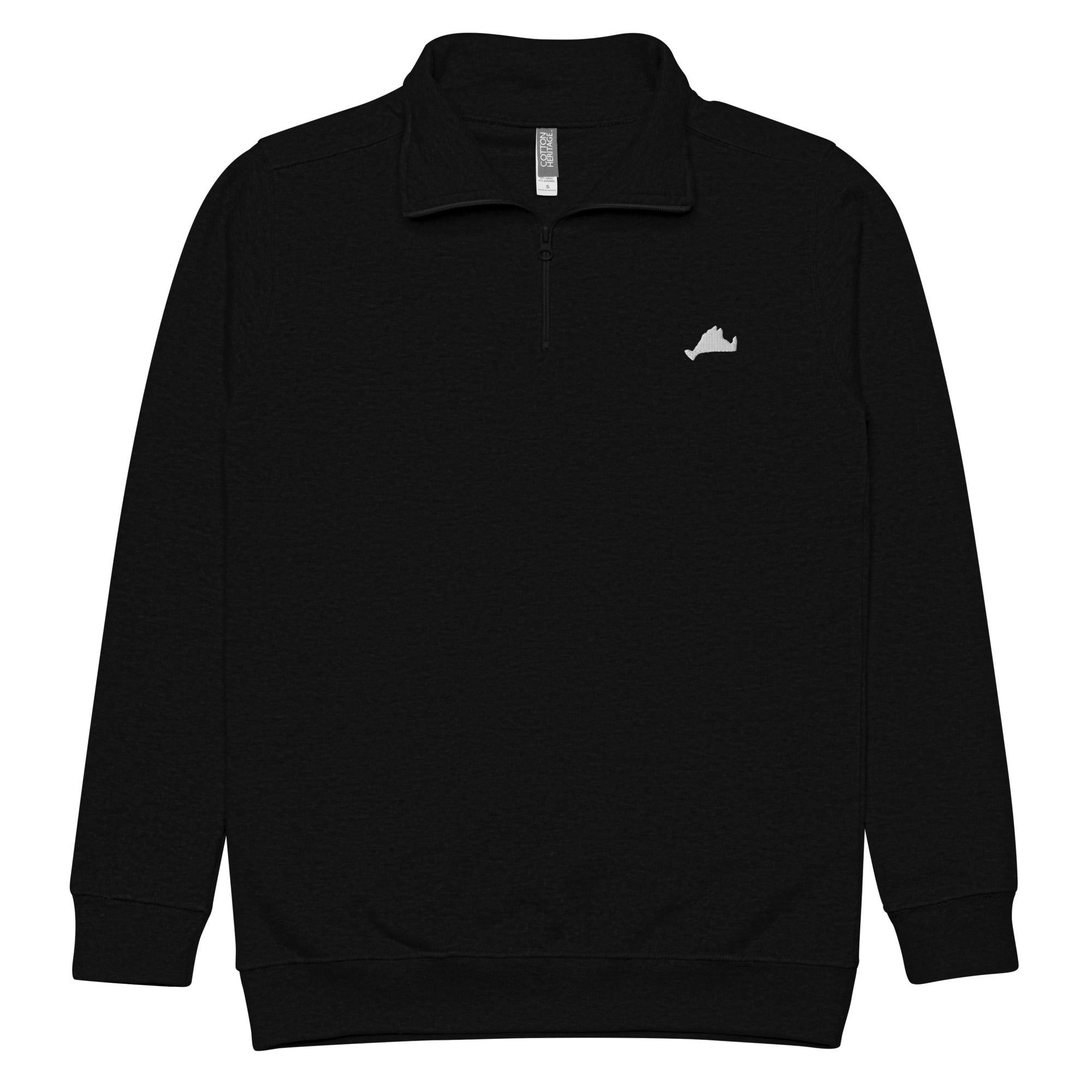 Embroidered 3/4 Zip