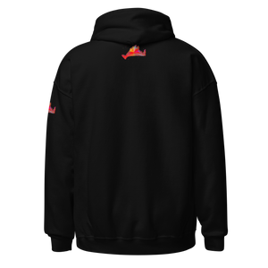 Hoodie Sweatshirt-Rainbow Sunburst