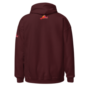 Hoodie Sweatshirt-Rainbow Sunburst