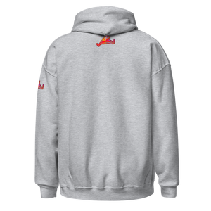 Hoodie Sweatshirt-Rainbow Sunburst