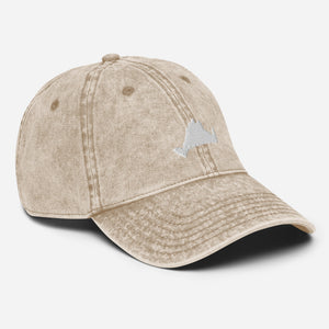 Denim Embroidered Vintage Cap