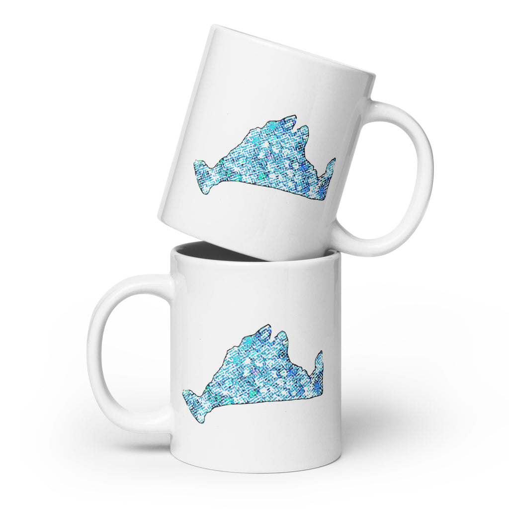 New-20oz Size-Blue Sparkles Mug