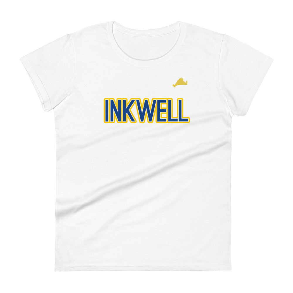 Women's Blue & Gold Inkwell Tee