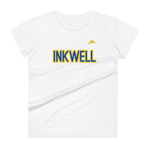 Women's Blue & Gold Inkwell Tee