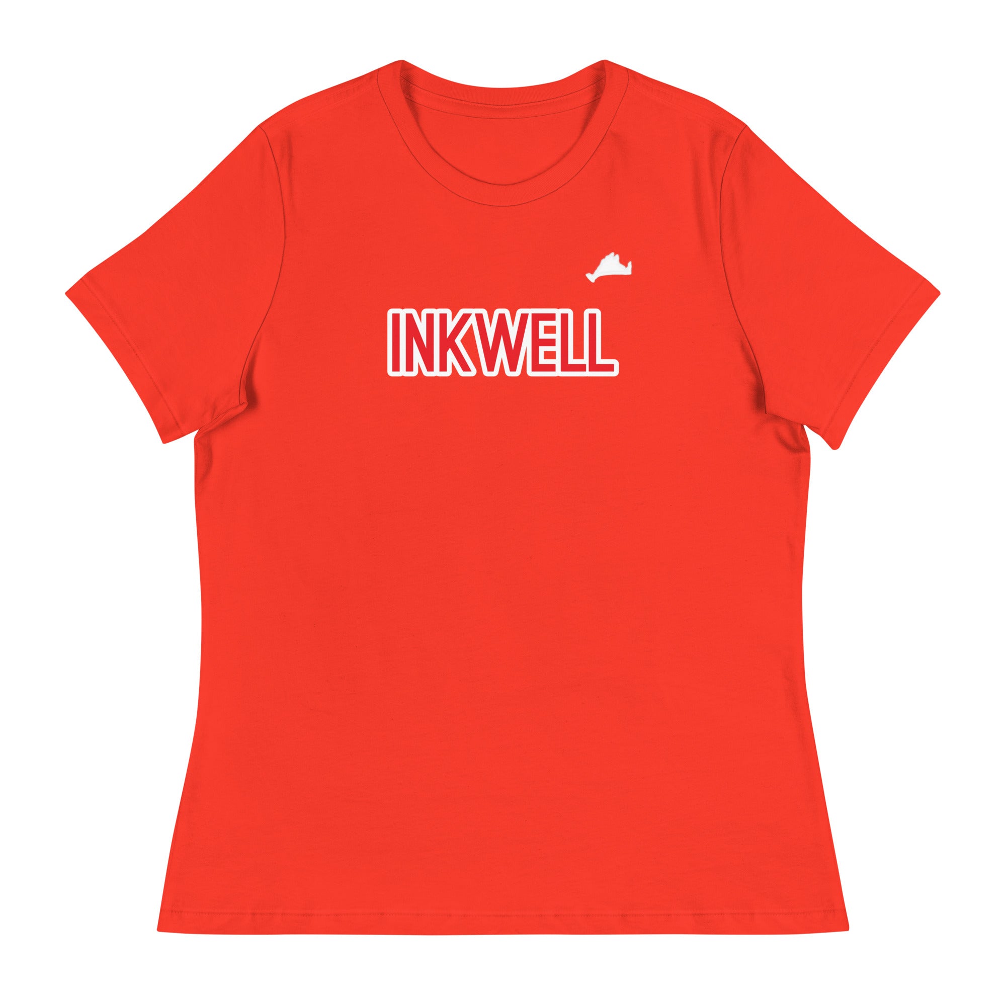 Red White Inkwell Women's Tee Shirt