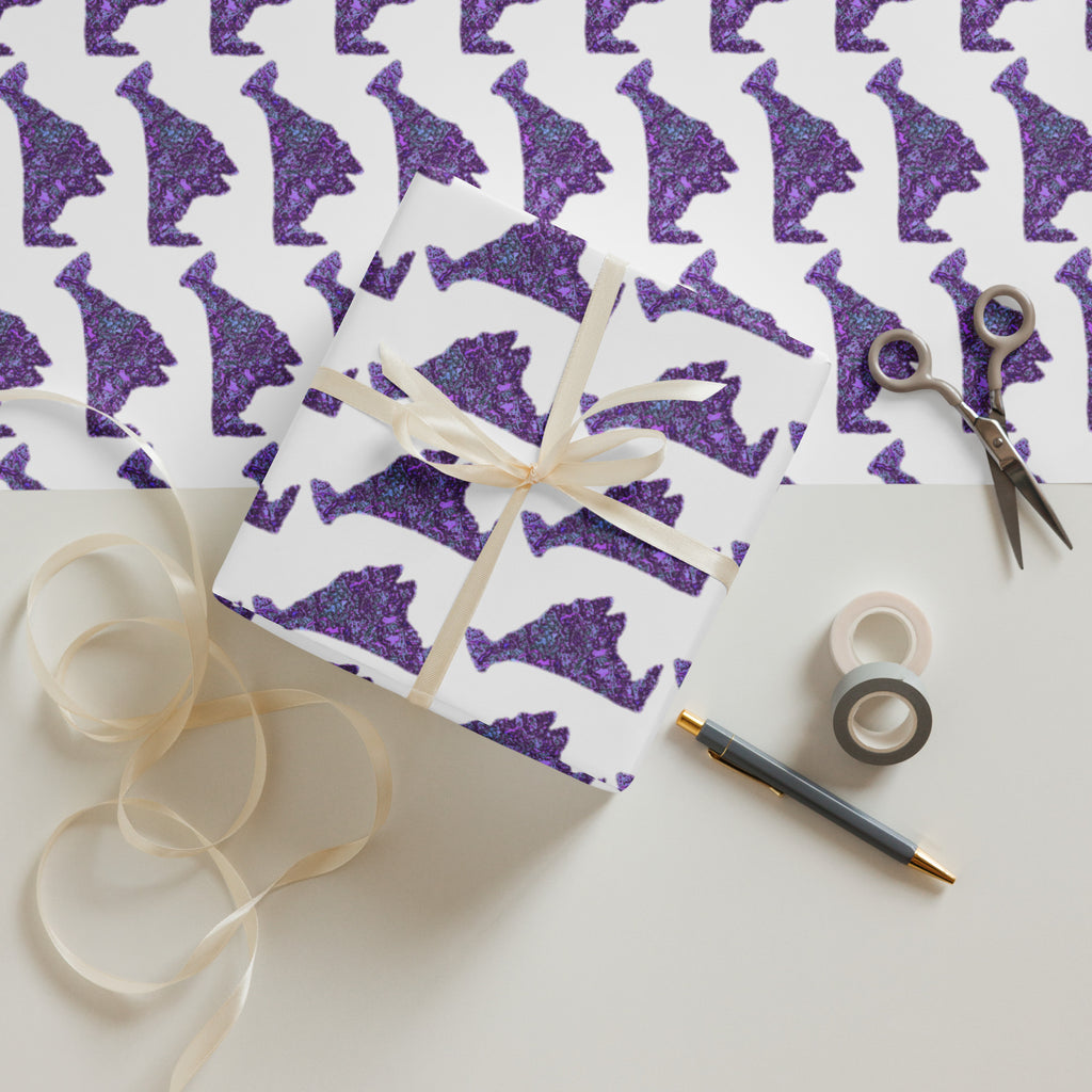 Amethyst Wrapping Paper Sheets
