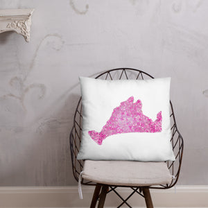 Pink Pixels  Pillow