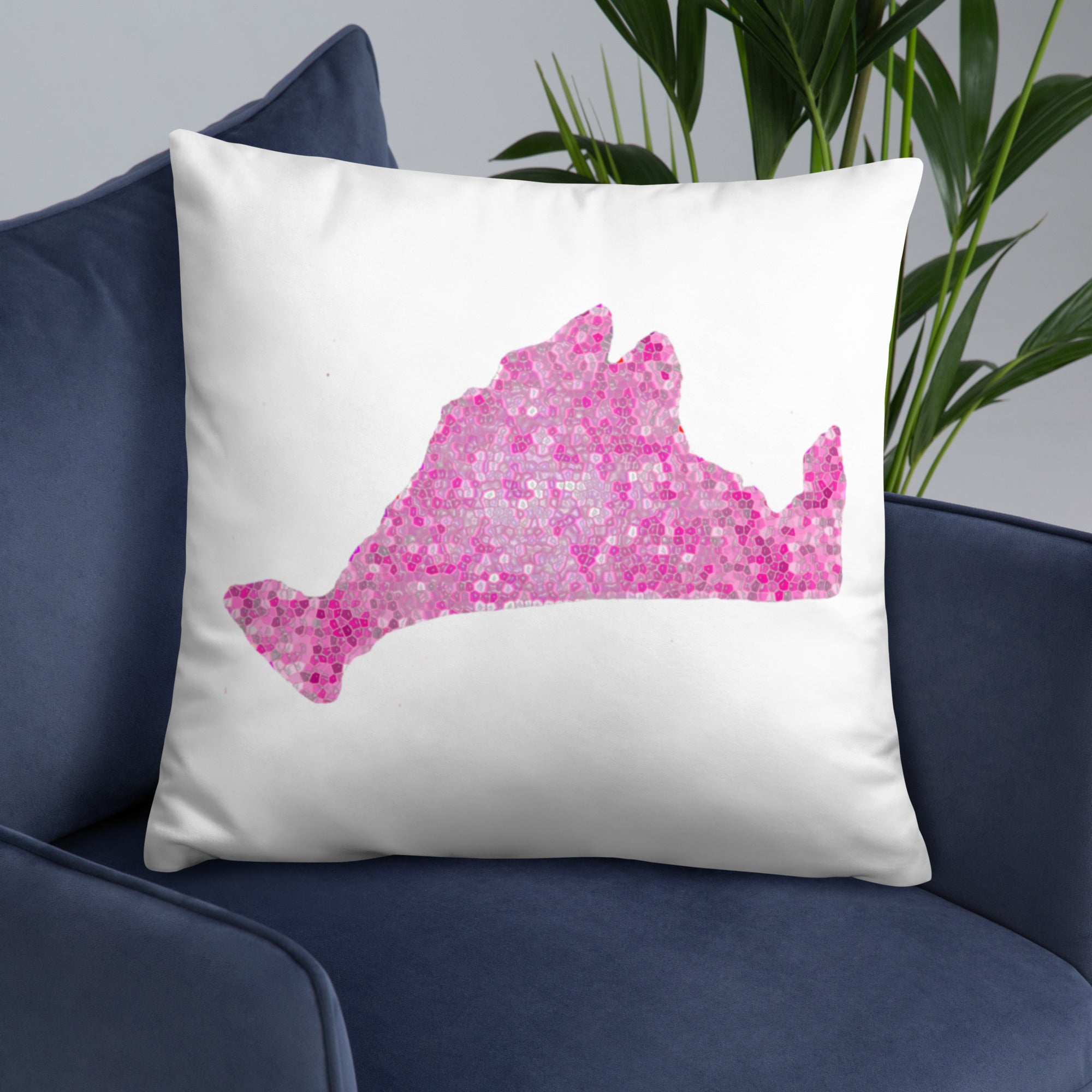Pink Pixels  Pillow