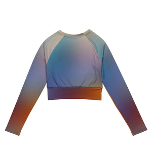 Autumn Recycled Long-Sleeve Crop Top