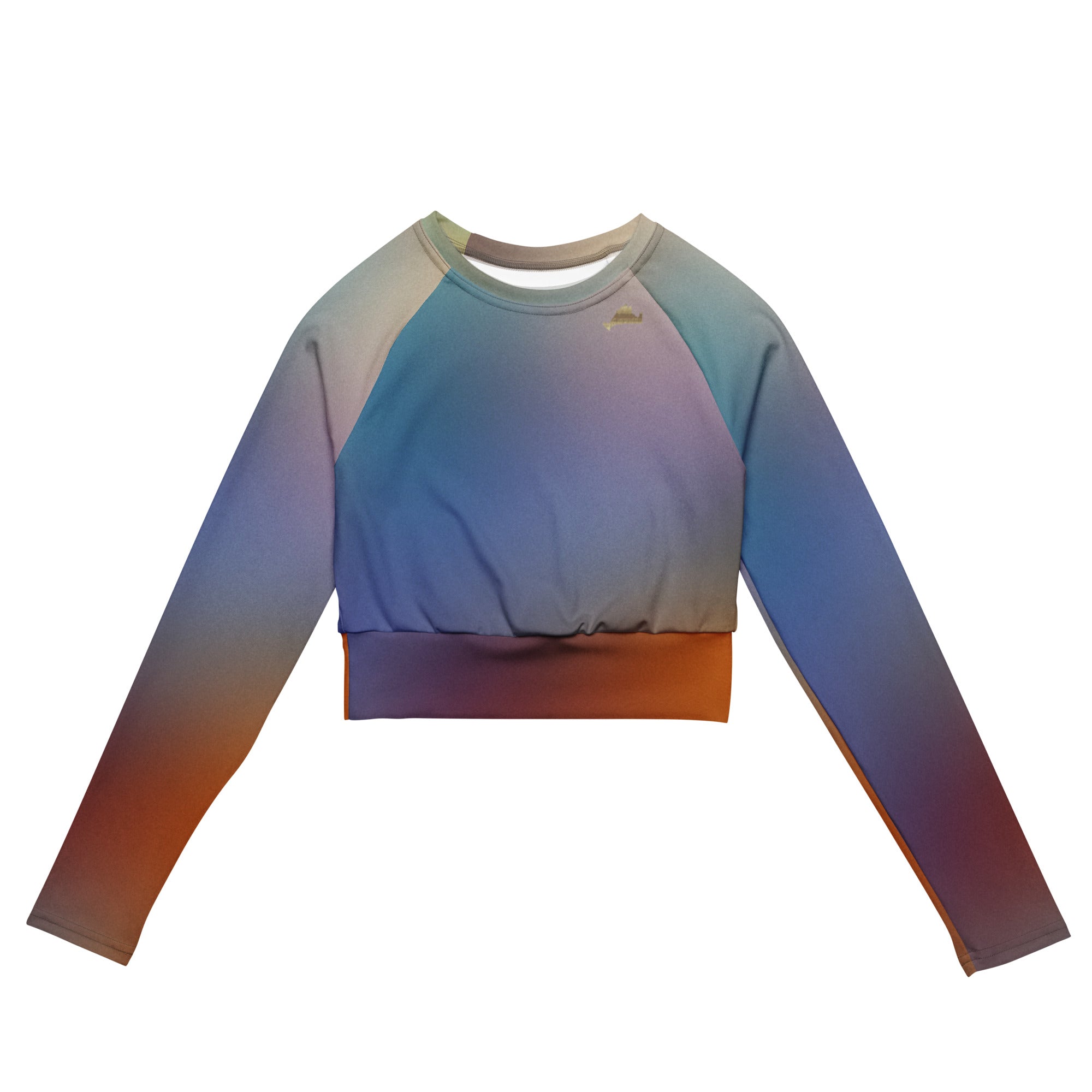 Autumn Recycled Long-Sleeve Crop Top - Main Image