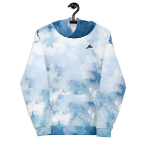 Blue Watercolors Hoodie Sweatshirt*