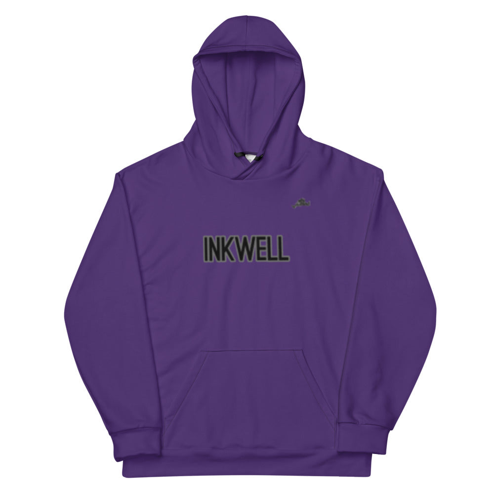 Purple/Black Inkwell Unisex Hoodie