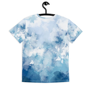Blue WaterColors Youth Tee Shirt