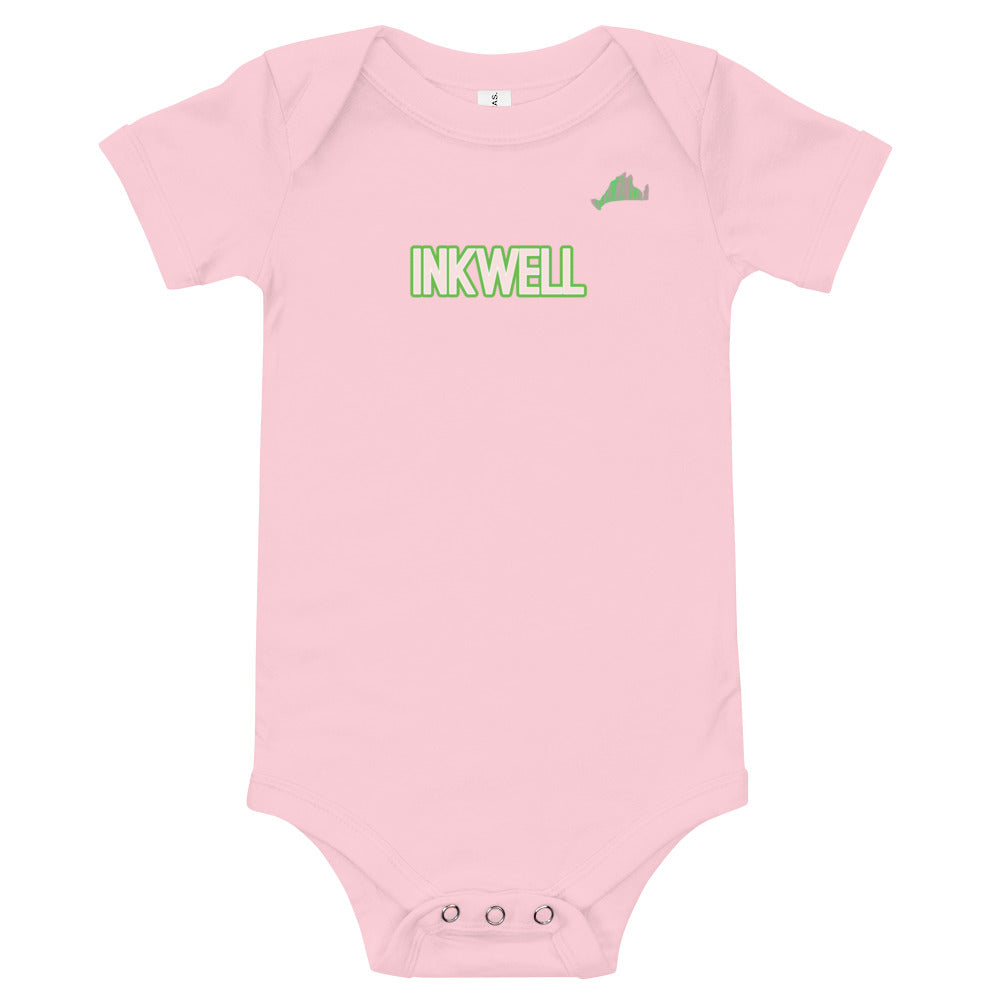 Pink and Green Onesie