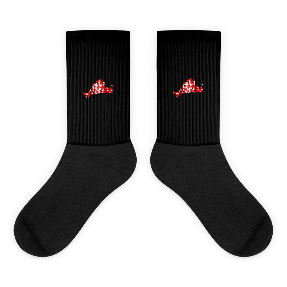 Socks-Red Pixels