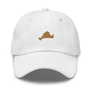 Gold Embroidered-Dad Hat