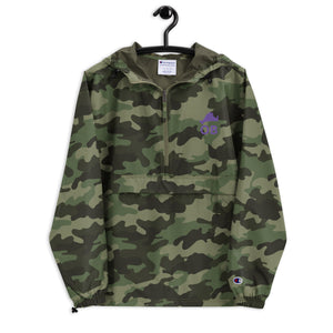 Purple OB, Embroidered Champion Packable Jacket