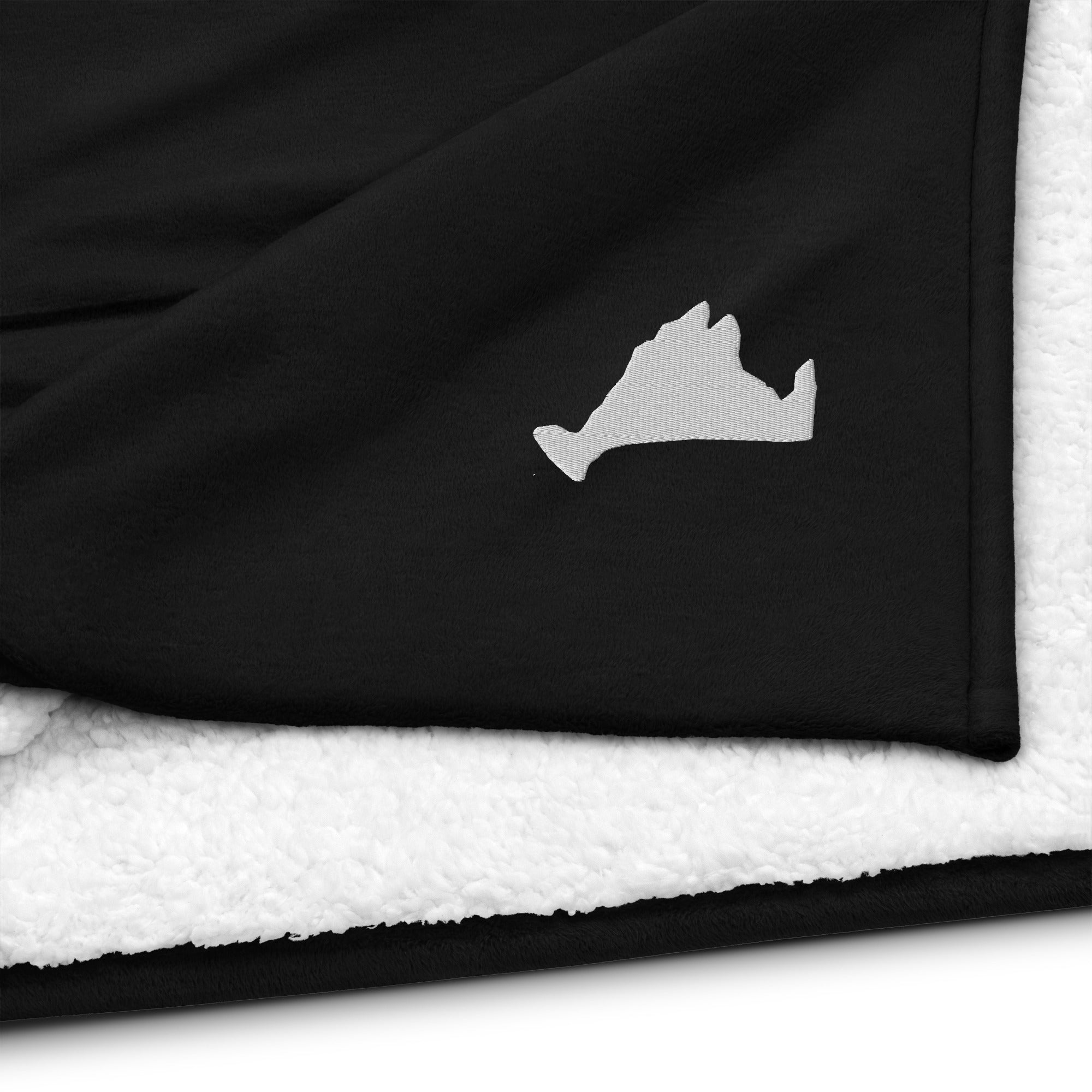 Premium Embroidered Sherpa Blanket