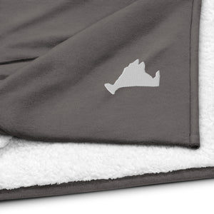 Premium Embroidered Sherpa Blanket