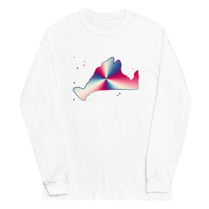 Long Sleeve-Red, White & Blue-Dots