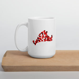 Limited Edition Mug-Red Pixels