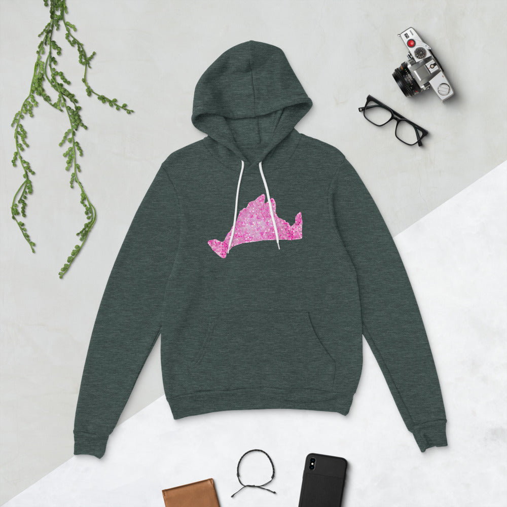 Hoodie Sweatshirt-Pink Pixels