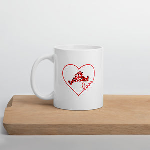 Love Red Pixels-Mug