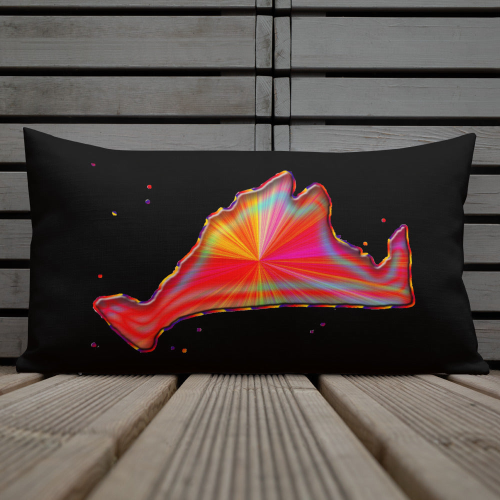 Premium Pillow-Rainbow Sunburst