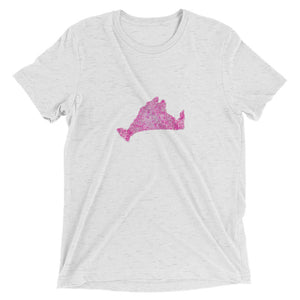 Short sleeve fitted Tee Shirt-Pink Pixels