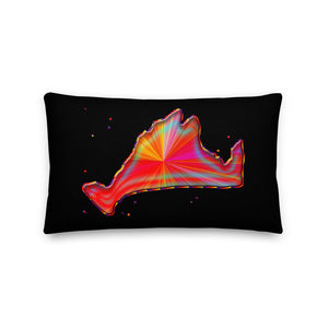 Premium Pillow-Rainbow Sunburst