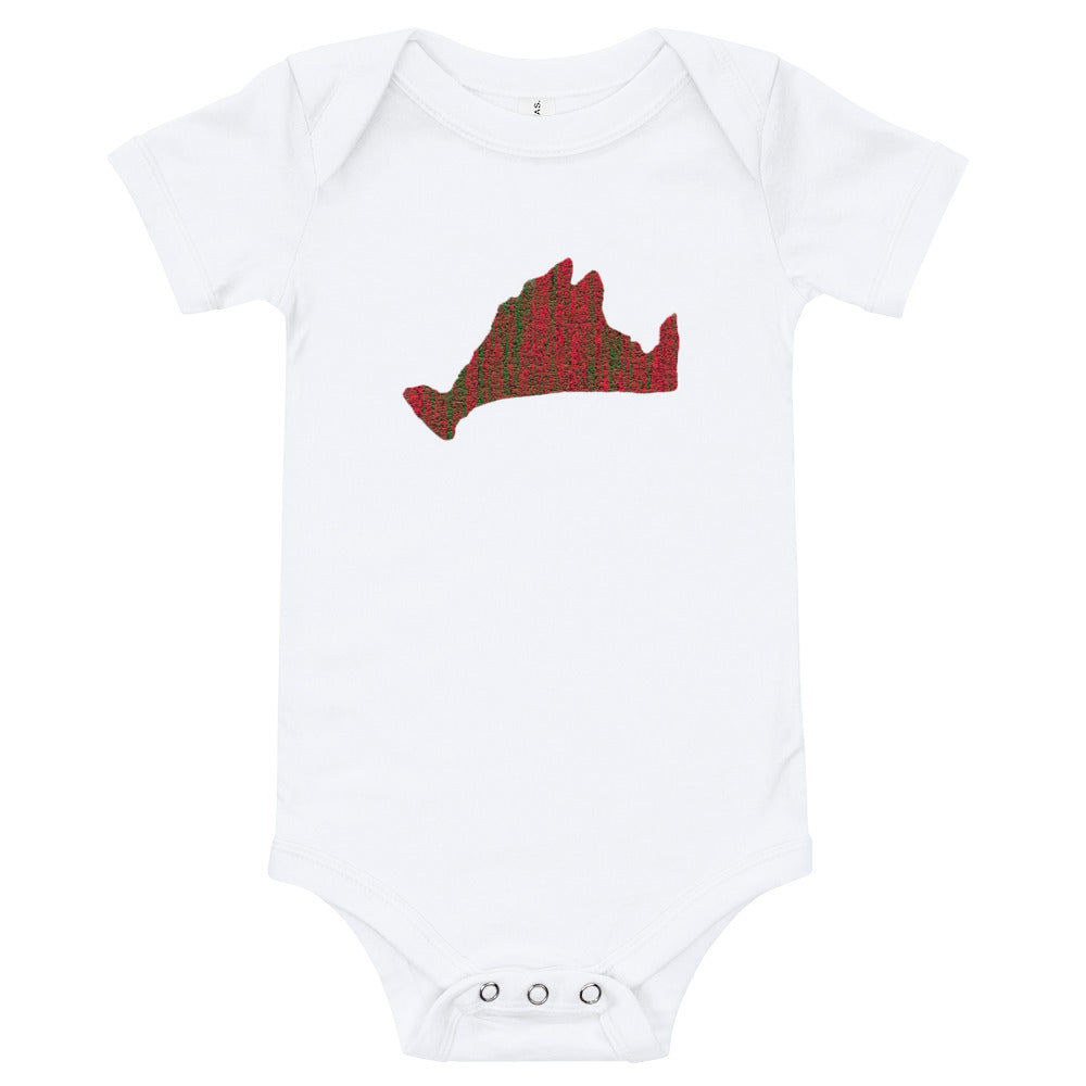 Short Sleeve Onesie-Scarlett Green