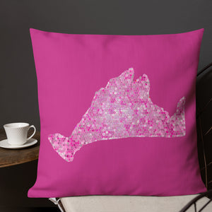 Premium Pillow-Pink Pixels