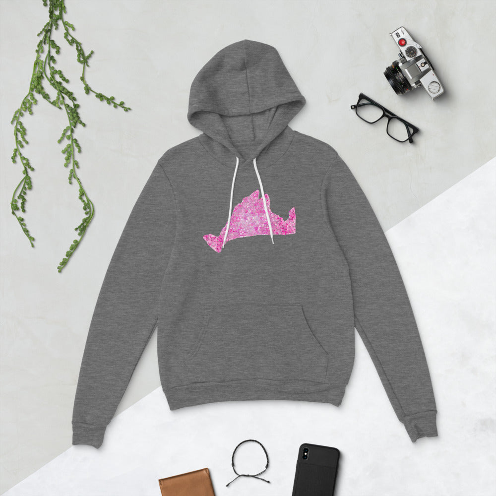 Hoodie Sweatshirt-Pink Pixels