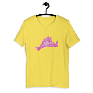 Short Sleeve Tee Shirt-Pink Pixels