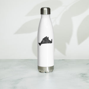 Onyx Swirl Stainless Steel Water Bottle