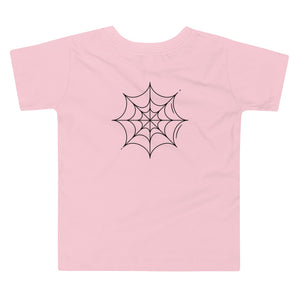 Halloween Spiderweb Toddler Short Sleeve Tee Shirt